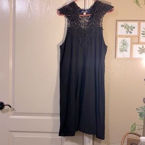 Black knee length dress!!!